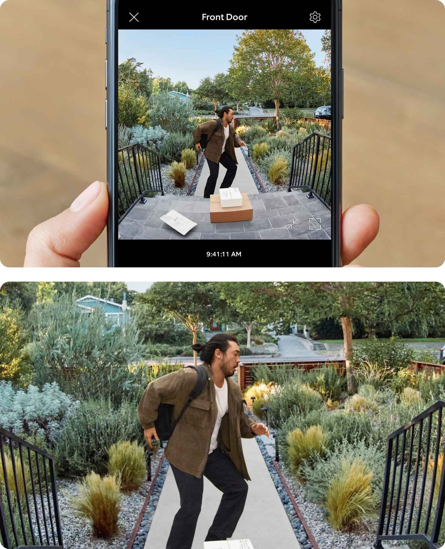 Front door protection in high-definition.